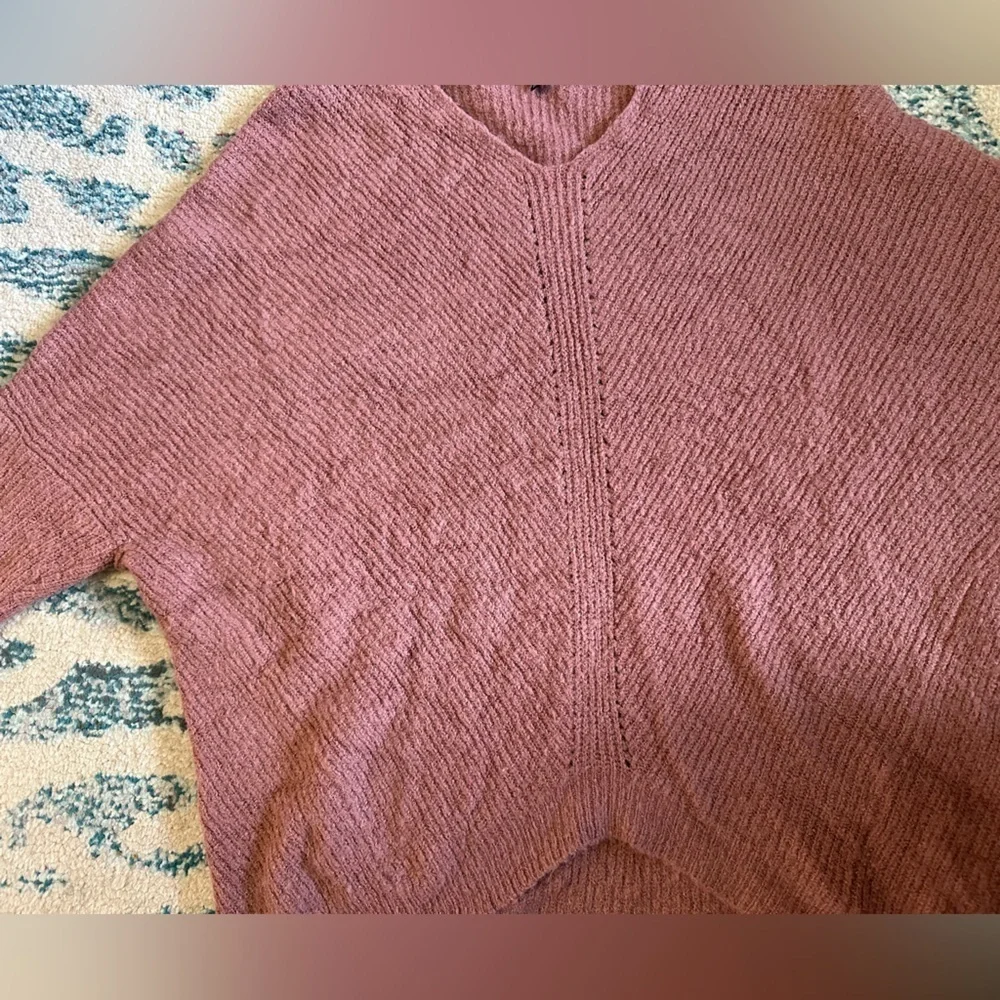 Emerson Mauve Dolman Sleeve Sweater - Picture 14 of 14